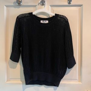 Women’s Black Double Zero ripped shirt